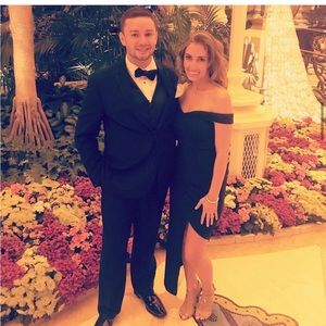 Blue formal dress, great for weddings!